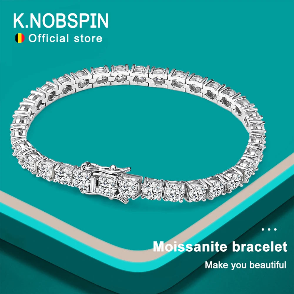 The Aurora Moissanite Tennis Bracelet
